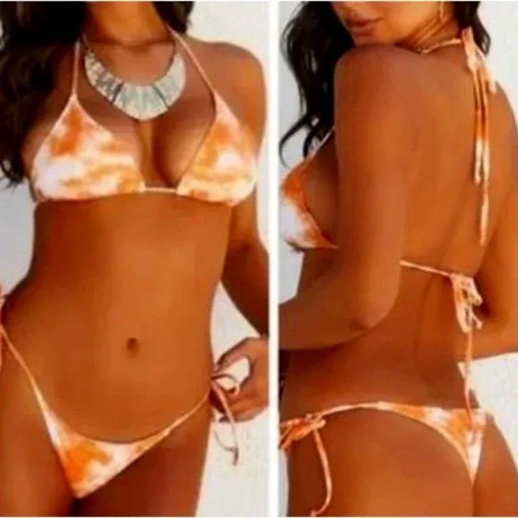 Naked Wardrobe Swim Nwt Naked Wardrobe Orange Dreamsickle Pc